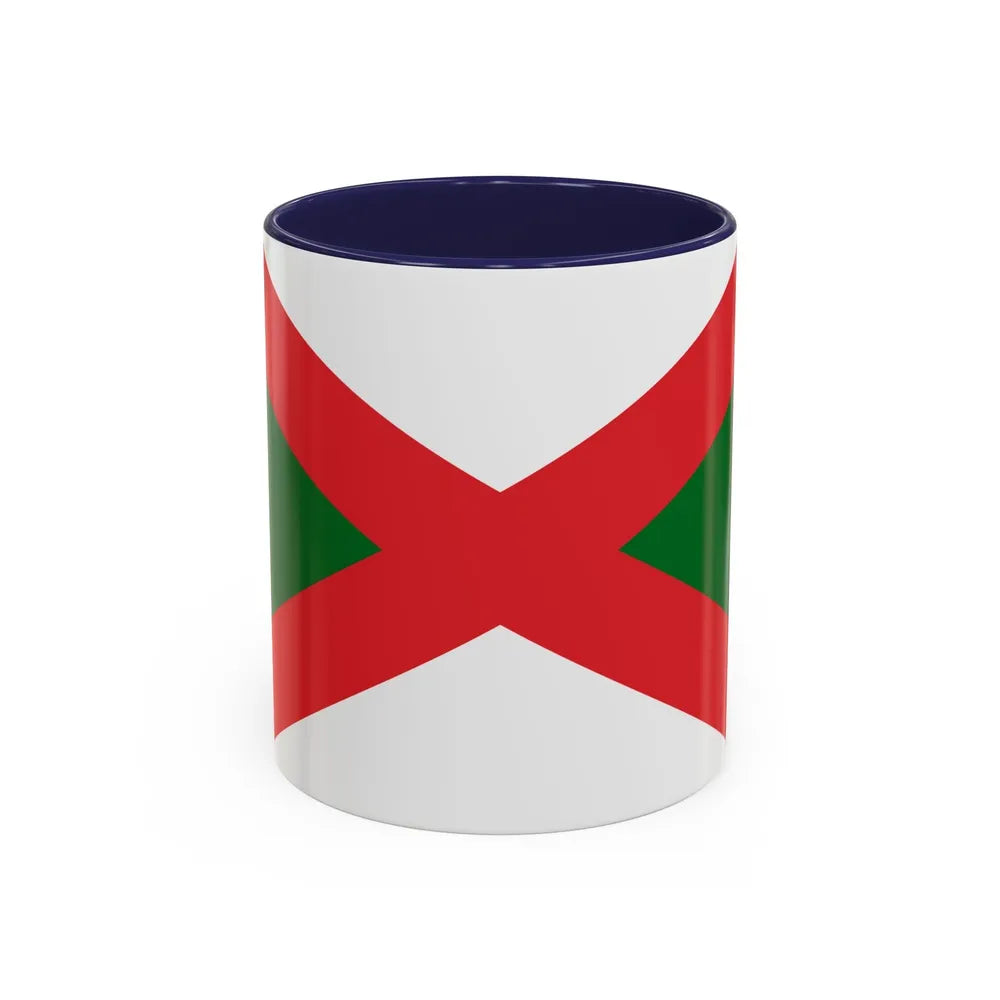 Flag of Bexhill UK - Accent Coffee Mug-11oz-Navy-Go Mug Yourself