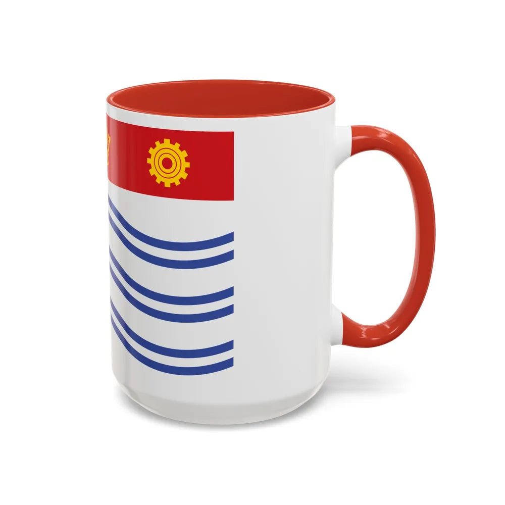 Flag of Barrie Canada - Accent Coffee Mug-Go Mug Yourself