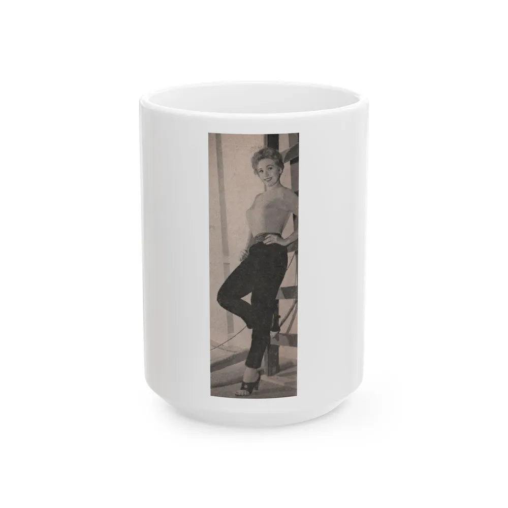 Kim Novak #172 - Scanned Mag. 66 Photos (Vintage Female Icon) White Coffee Mug-15oz-Go Mug Yourself