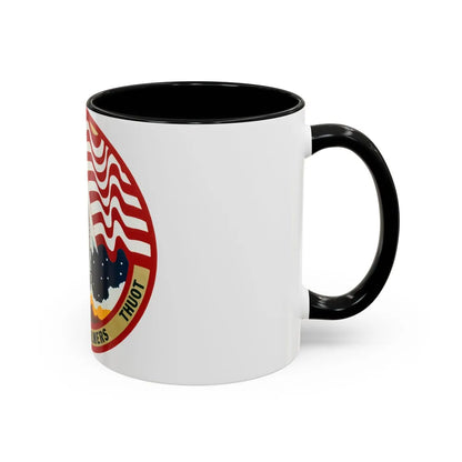 STS 36 (NASA) Accent Coffee Mug-Go Mug Yourself