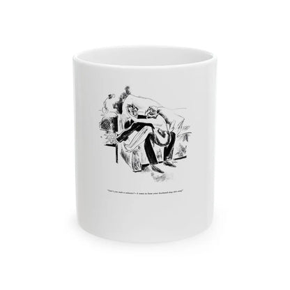 Can't you wait a minute, Esquire magazine, Autumn 1933 - White Coffee Mug-11oz-Go Mug Yourself