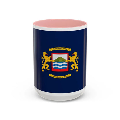 Flag of Arica Chile - Accent Coffee Mug-15oz-Pink-Go Mug Yourself