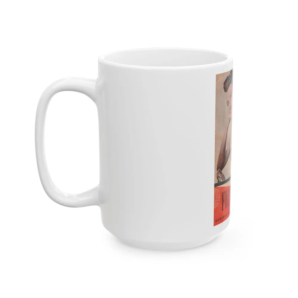 Terry Moore #144 - Mag. Cover (Vintage Female Icon) White Coffee Mug-Go Mug Yourself