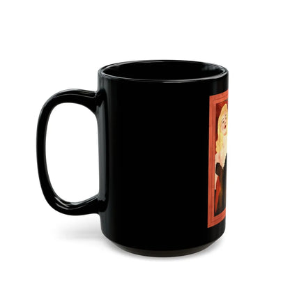 Diana Dors in Hell - Black Coffee Mug-Go Mug Yourself