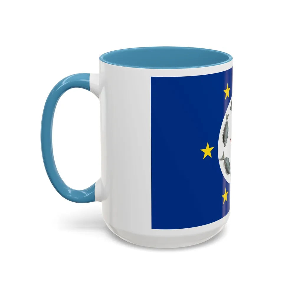 Flag of Airai Palau - Accent Coffee Mug-Go Mug Yourself