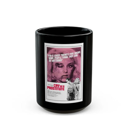 CRY OF A PROSTITUTE 1974 Movie Poster - Black Coffee Mug-15oz-Go Mug Yourself