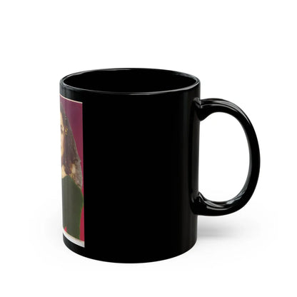 Ella Raines #118 (Vintage Female Icon) Black Coffee Mug-Go Mug Yourself