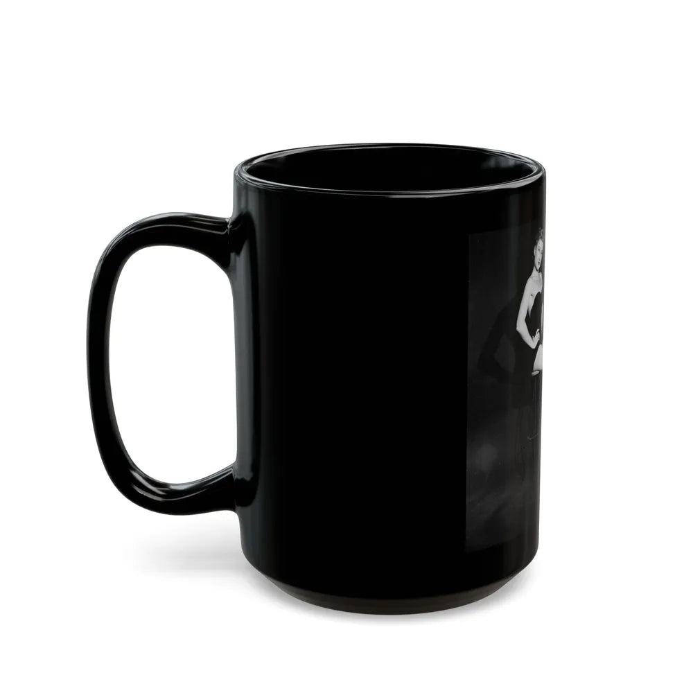 Carol Ohmart #30 (Vintage Female Icon) Black Coffee Mug-Go Mug Yourself