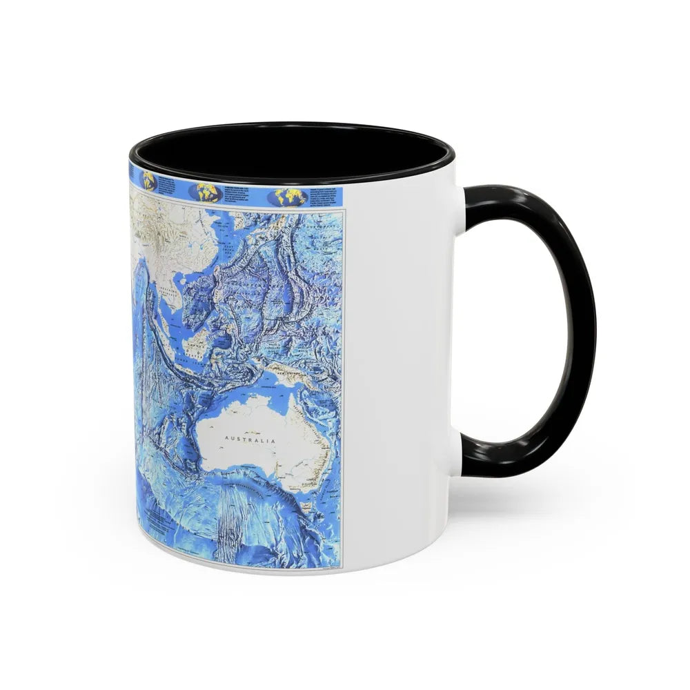 Indian Ocean (1992) (Map) Accent Coffee Mug-Go Mug Yourself