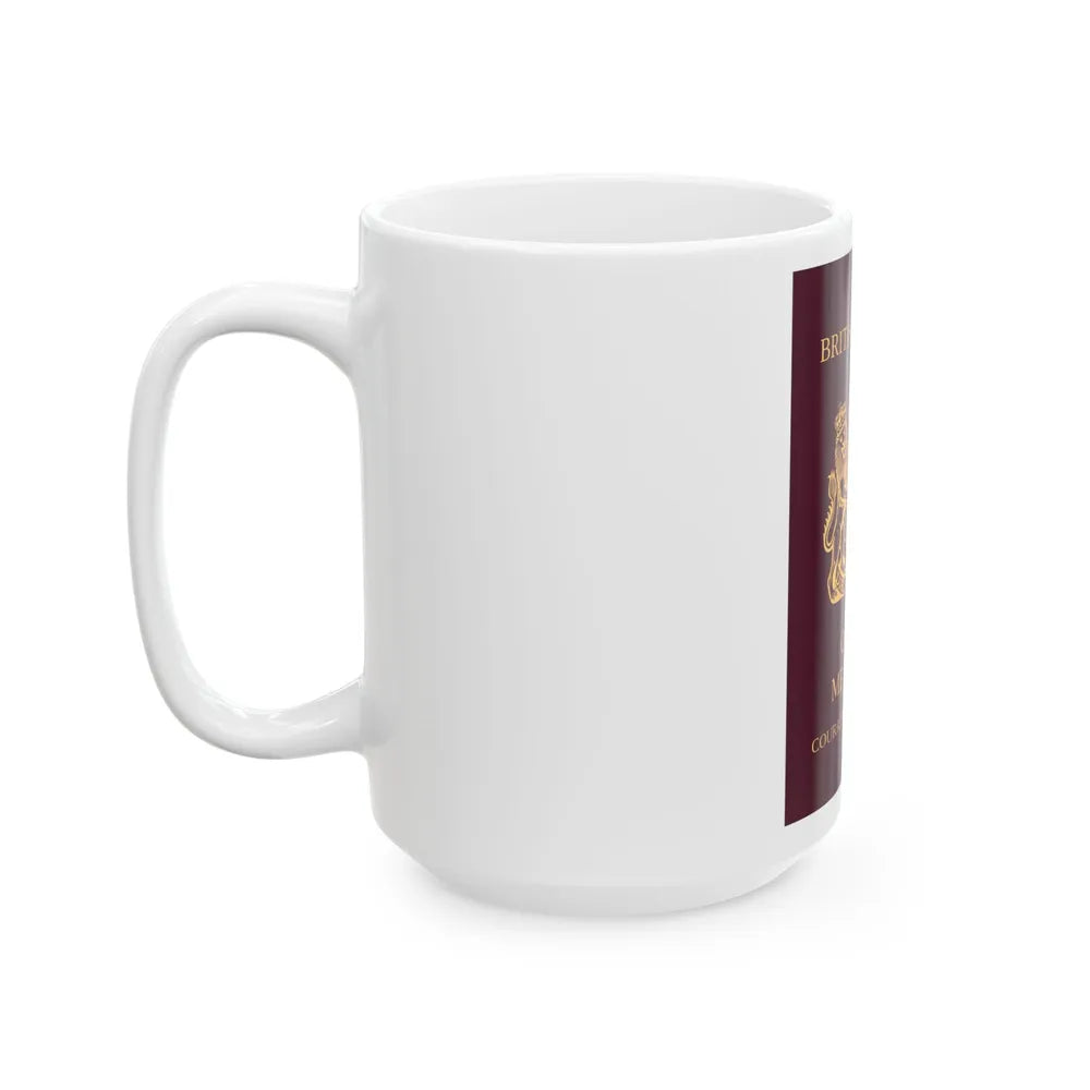 Queen's Messenger Passport - White Coffee Mug-Go Mug Yourself