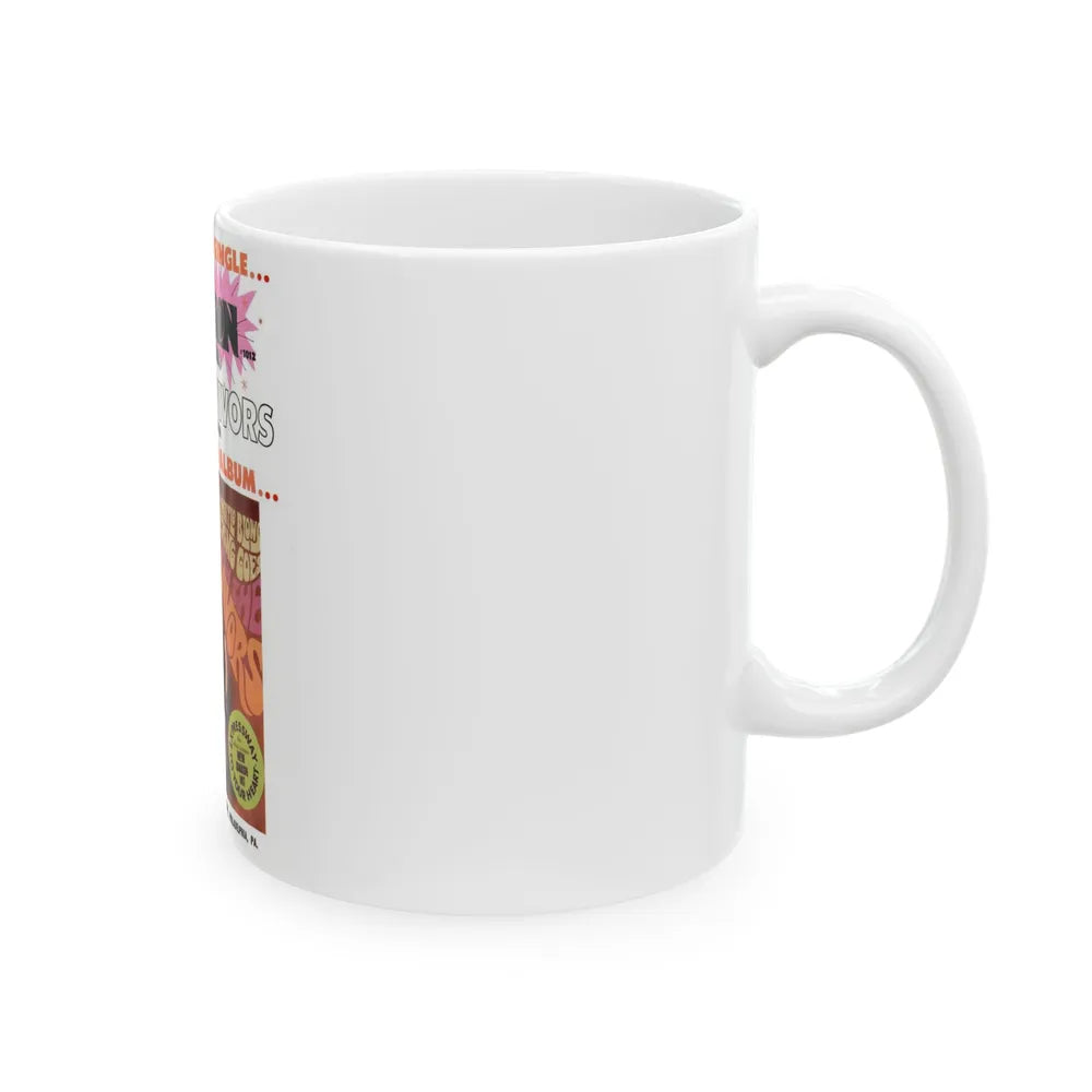 Soul Survivors 1967 (Music Poster) White Coffee Mug-Go Mug Yourself