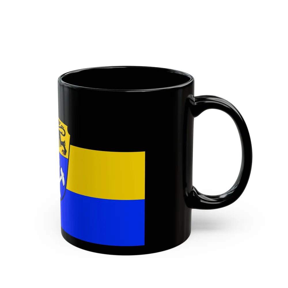 Flag of Weilheim Schongau Germany - Black Coffee Mug-Go Mug Yourself