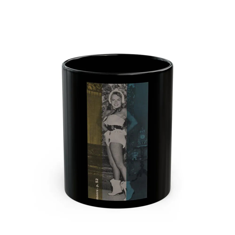 Terry Moore #596 - 3x5.5 Magazine Page Photo Clipping (Vintage Female Icon) Black Coffee Mug-11oz-Go Mug Yourself