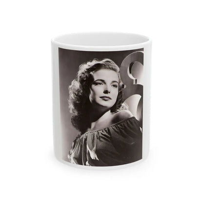 Cathy Downs #02 (Vintage Female Icon) White Coffee Mug-11oz-Go Mug Yourself