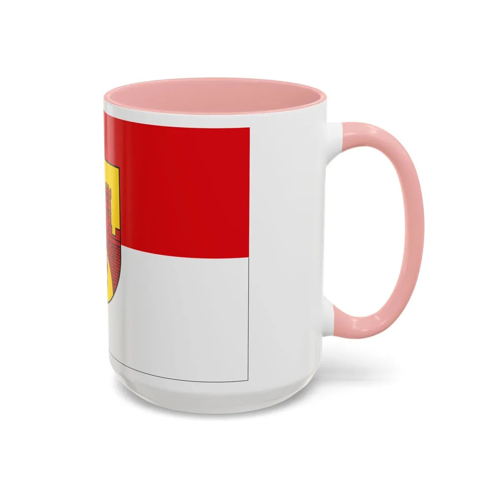 Flag of Bielefeld Germany - Accent Coffee Mug-Go Mug Yourself