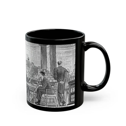 Fancy Town (2) - Black Coffee Mug-Go Mug Yourself