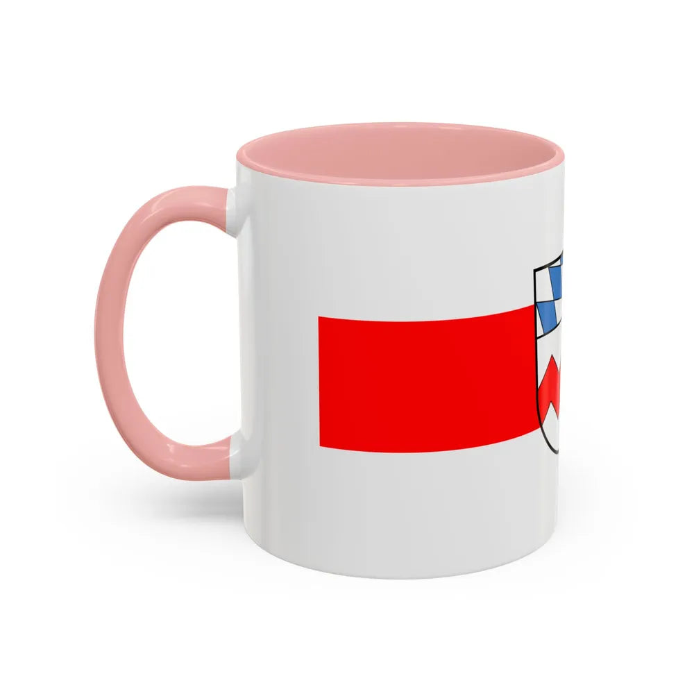 Flag of Dachau Germany - Accent Coffee Mug-Go Mug Yourself