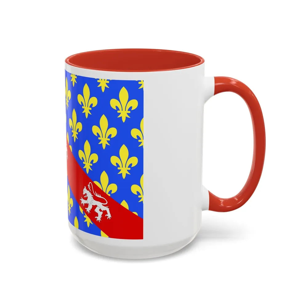 Flag of Creuse France - Accent Coffee Mug-Go Mug Yourself