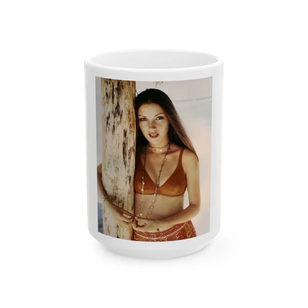 Jane Seymour #76 (Vintage Female Icon) White Coffee Mug-15oz-Go Mug Yourself