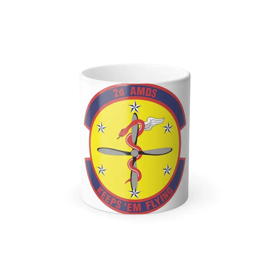 2d Aerospace Medical Squadron (U.S. Air Force) Color Changing Coffee Mug 11oz - Go Mug Yourself