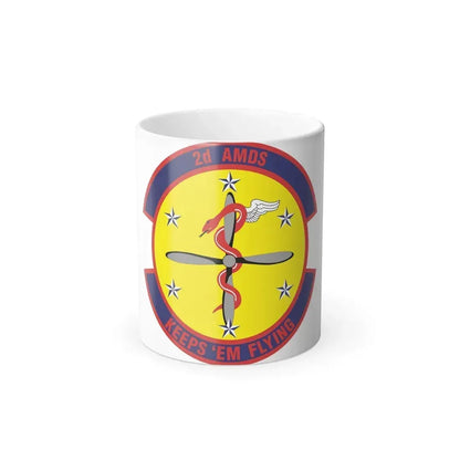 2d Aerospace Medical Squadron (U.S. Air Force) Color Changing Coffee Mug 11oz - Go Mug Yourself