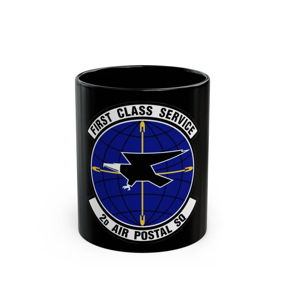 2d Air Postal Squadron (U.S. Air Force) Black Coffee Mug-11oz-Go Mug Yourself