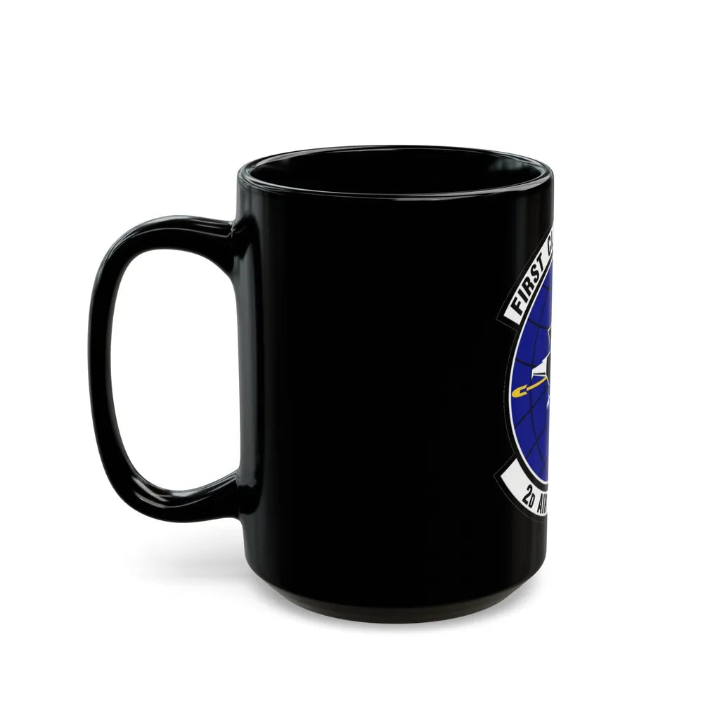 2d Air Postal Squadron (U.S. Air Force) Black Coffee Mug-Go Mug Yourself