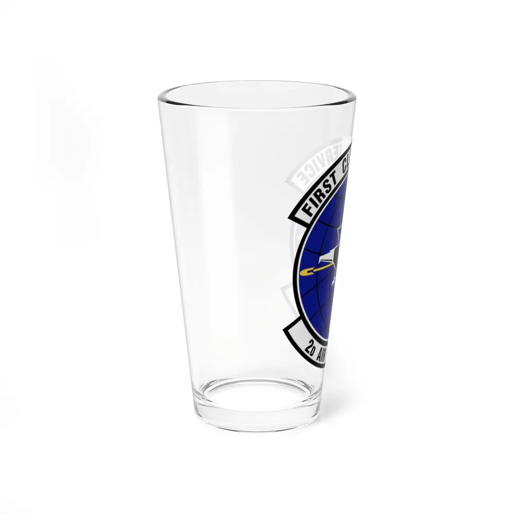 2d Air Postal Squadron (U.S. Air Force) Pint Glass 16oz-Go Mug Yourself