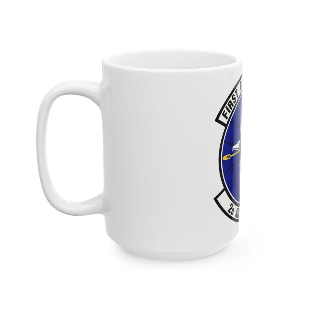 2d Air Postal Squadron (U.S. Air Force) White Coffee Mug-Go Mug Yourself