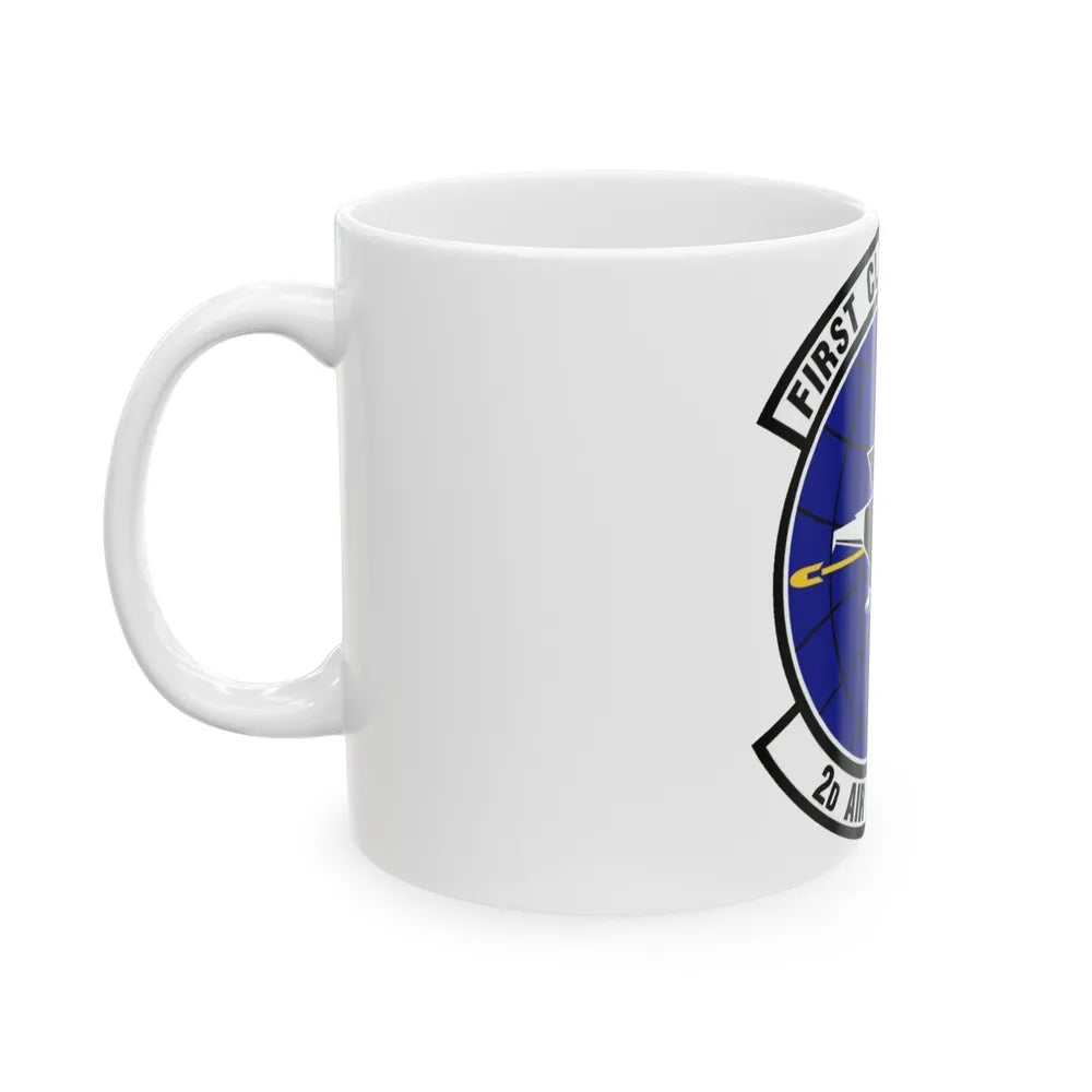 2d Air Postal Squadron (U.S. Air Force) White Coffee Mug-Go Mug Yourself