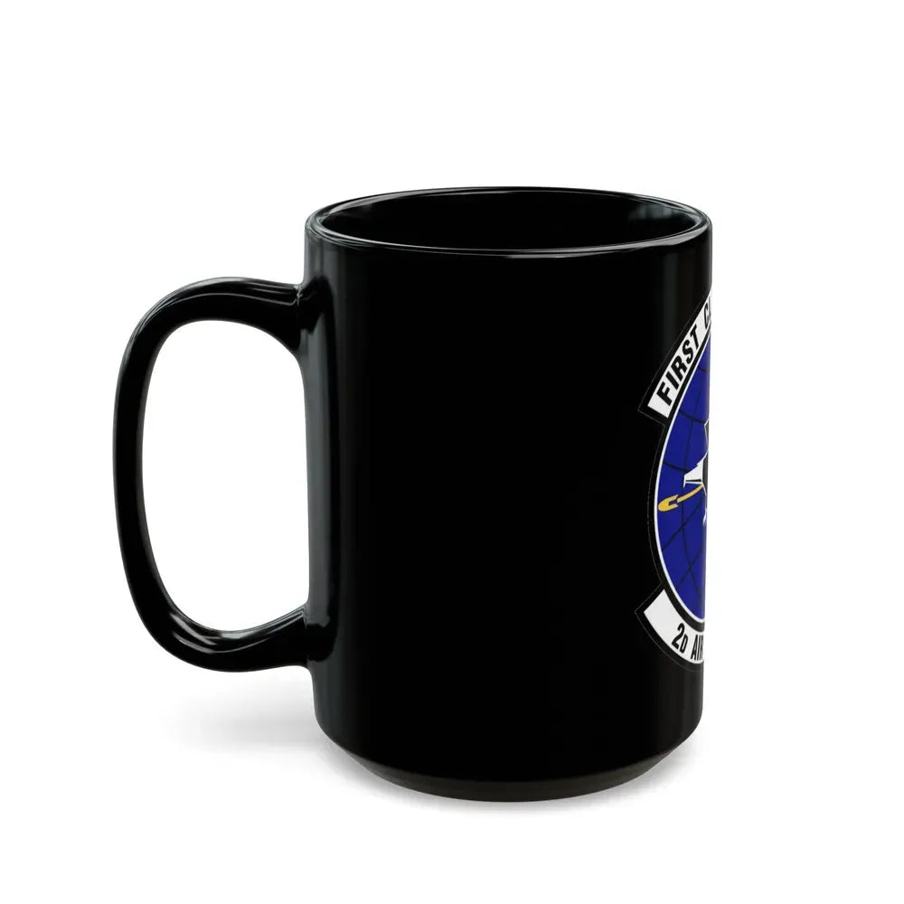 2d Air Postal Squadron (U.S. Air Force) Black Coffee Mug - Go Mug Yourself