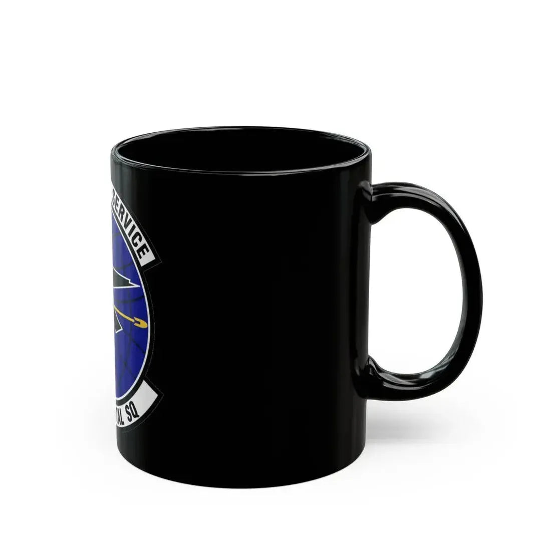 2d Air Postal Squadron (U.S. Air Force) Black Coffee Mug - Go Mug Yourself