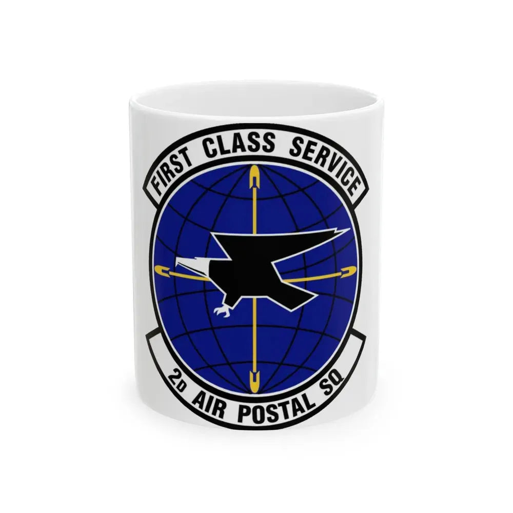 2d Air Postal Squadron (U.S. Air Force) White Coffee Mug 11oz - Go Mug Yourself