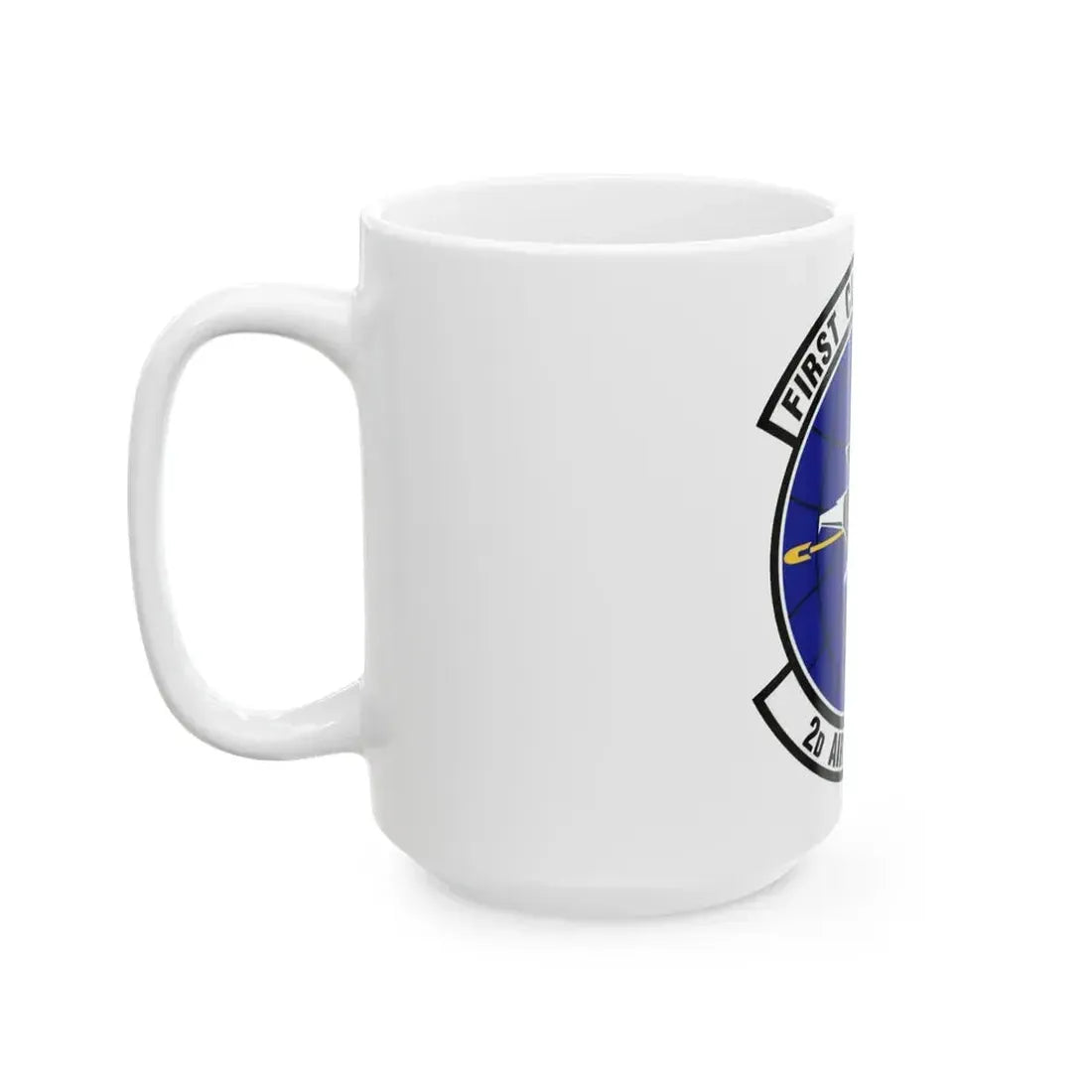 2d Air Postal Squadron (U.S. Air Force) White Coffee Mug - Go Mug Yourself