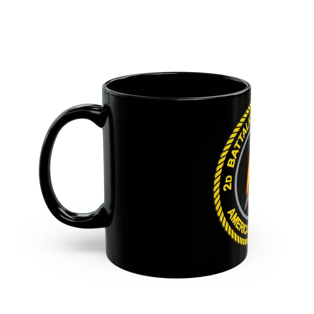 2d Battalion 8th Marines (USMC) Black Coffee Mug-Go Mug Yourself