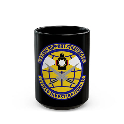 2d Field Investigations Squadron (U.S. Air Force) Black Coffee Mug-15oz-Go Mug Yourself