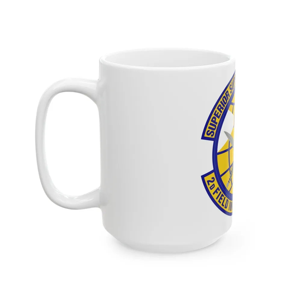 2d Field Investigations Squadron (U.S. Air Force) White Coffee Mug-Go Mug Yourself