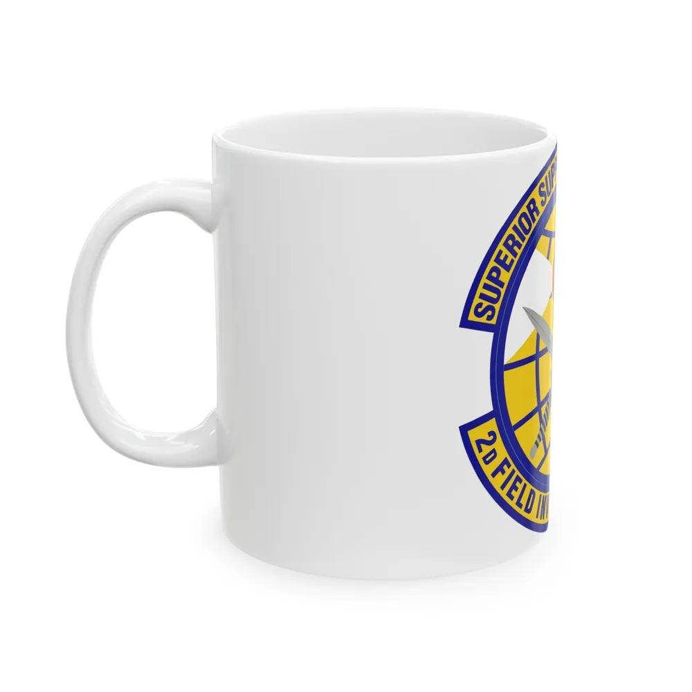 2d Field Investigations Squadron (U.S. Air Force) White Coffee Mug-Go Mug Yourself