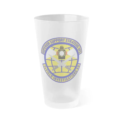 2d Field Investigations Squadron (U.S. Air Force) Frosted Pint Glass 16oz 16oz Frosted - Go Mug Yourself