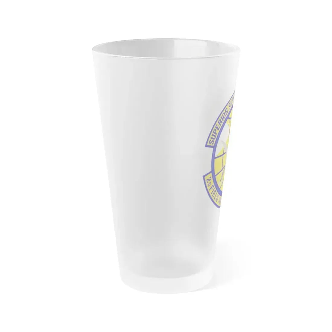 2d Field Investigations Squadron (U.S. Air Force) Frosted Pint Glass 16oz - Go Mug Yourself