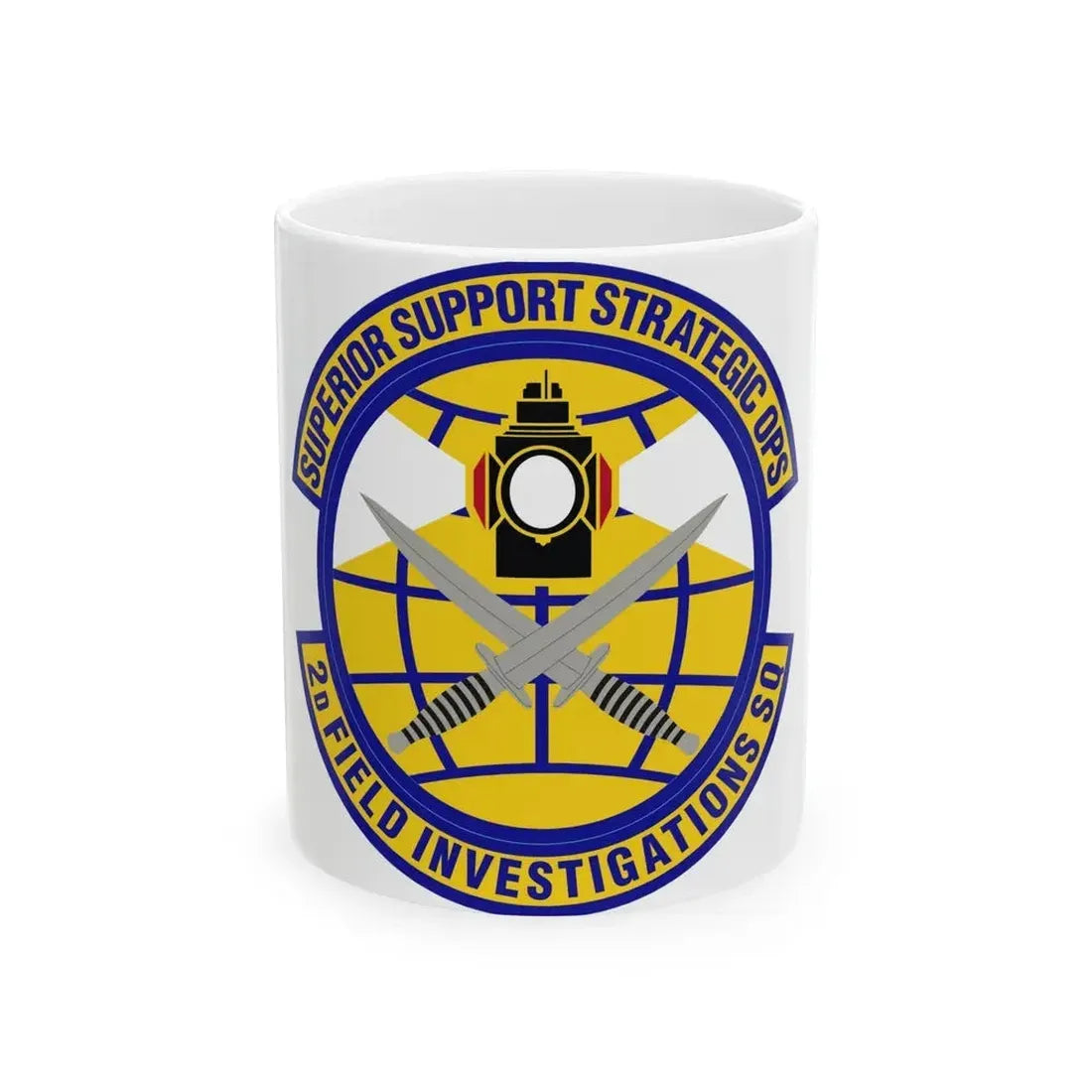 2d Field Investigations Squadron (U.S. Air Force) White Coffee Mug 11oz - Go Mug Yourself