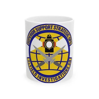 2d Field Investigations Squadron (U.S. Air Force) White Coffee Mug 11oz - Go Mug Yourself