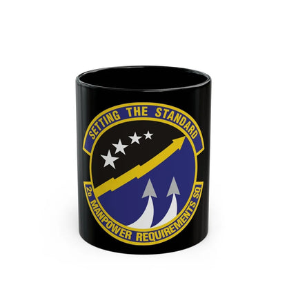 2d Manpower Requirements Squadron (U.S. Air Force) Black Coffee Mug-11oz-Go Mug Yourself