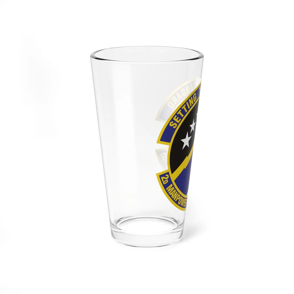 2d Manpower Requirements Squadron (U.S. Air Force) Pint Glass 16oz-Go Mug Yourself