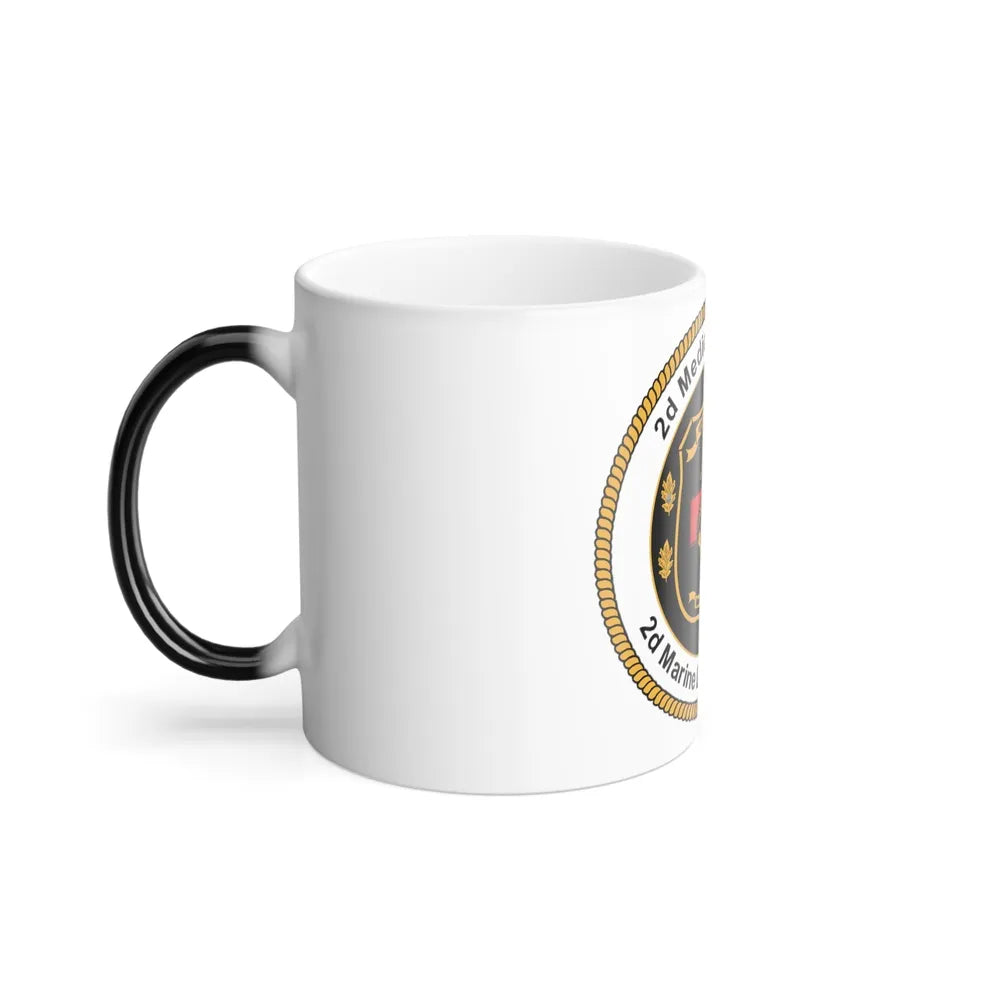 2d Medical Battalion 2d Marine Logistical Group (USMC) Color Changing Mug 11oz-Go Mug Yourself