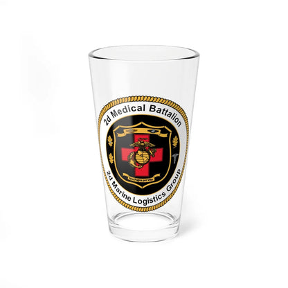 2d Medical Battalion 2d Marine Logistical Group (USMC) Pint Glass 16oz-16oz-Go Mug Yourself