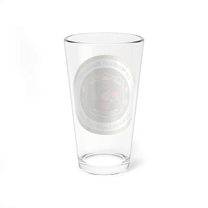 2d Medical Battalion 2d Marine Logistical Group (USMC) Pint Glass 16oz-Go Mug Yourself