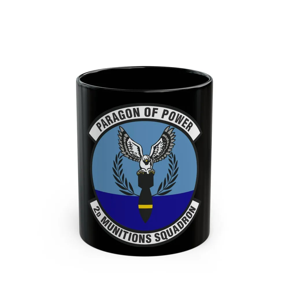 2d Munitions Squadron (U.S. Air Force) Black Coffee Mug-11oz-Go Mug Yourself