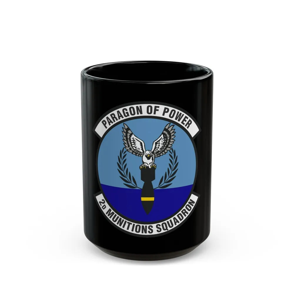 2d Munitions Squadron (U.S. Air Force) Black Coffee Mug-15oz-Go Mug Yourself