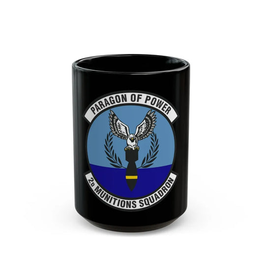 2d Munitions Squadron (U.S. Air Force) Black Coffee Mug-15oz-Go Mug Yourself